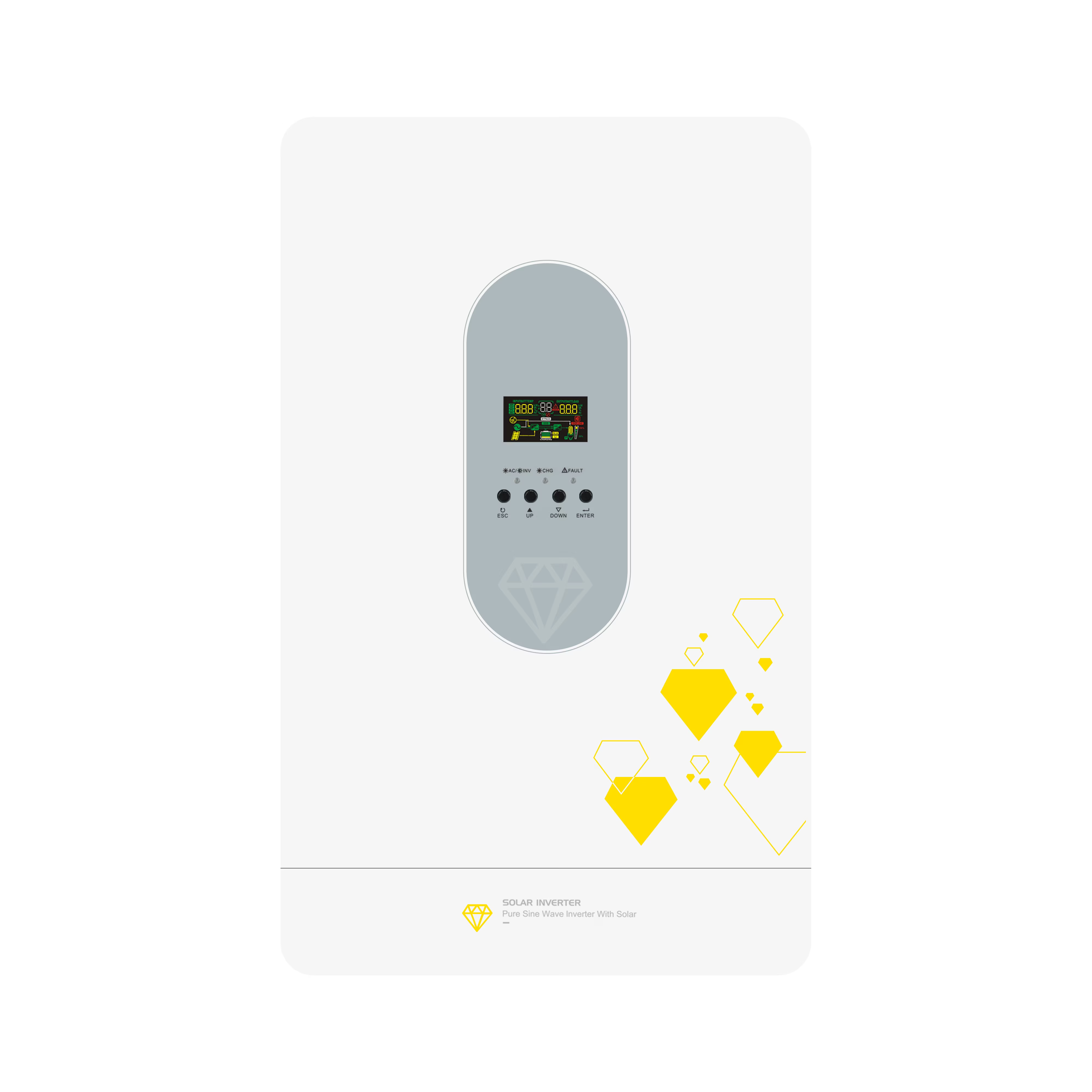 PV Inverter,<Mercury><ED>, 3KW,  pure sine wave, MPPT, high-freq. mode, equipment only (Copy) (Copy)