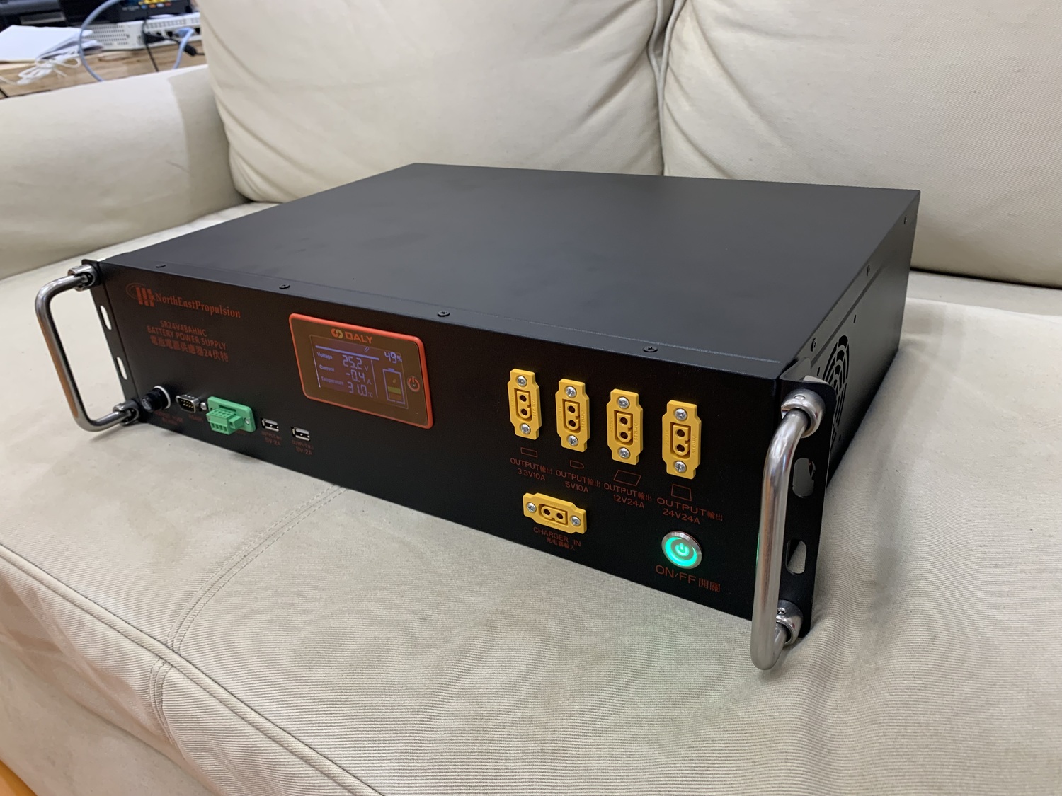 Battery Power Supply, 3.3V 5V 12V 24V  <SIRIUS天狼星 SRN>48AH, Li- ternary battery, backup power, low temperature battery